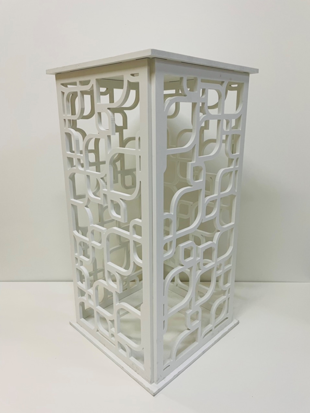 VIMA Decorative Display PVC Stand Pedestal White Color 26